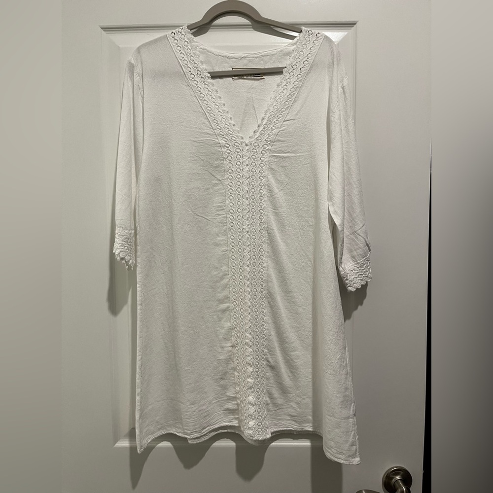 Cotton beach coverup